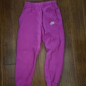 Nike Kids Magenta Sweatpants